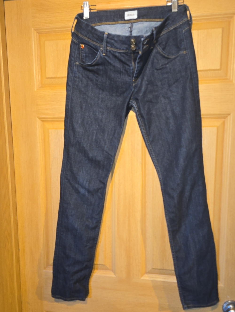 Hudson Jeans Women's Dark Indigo Straight Leg Jeans